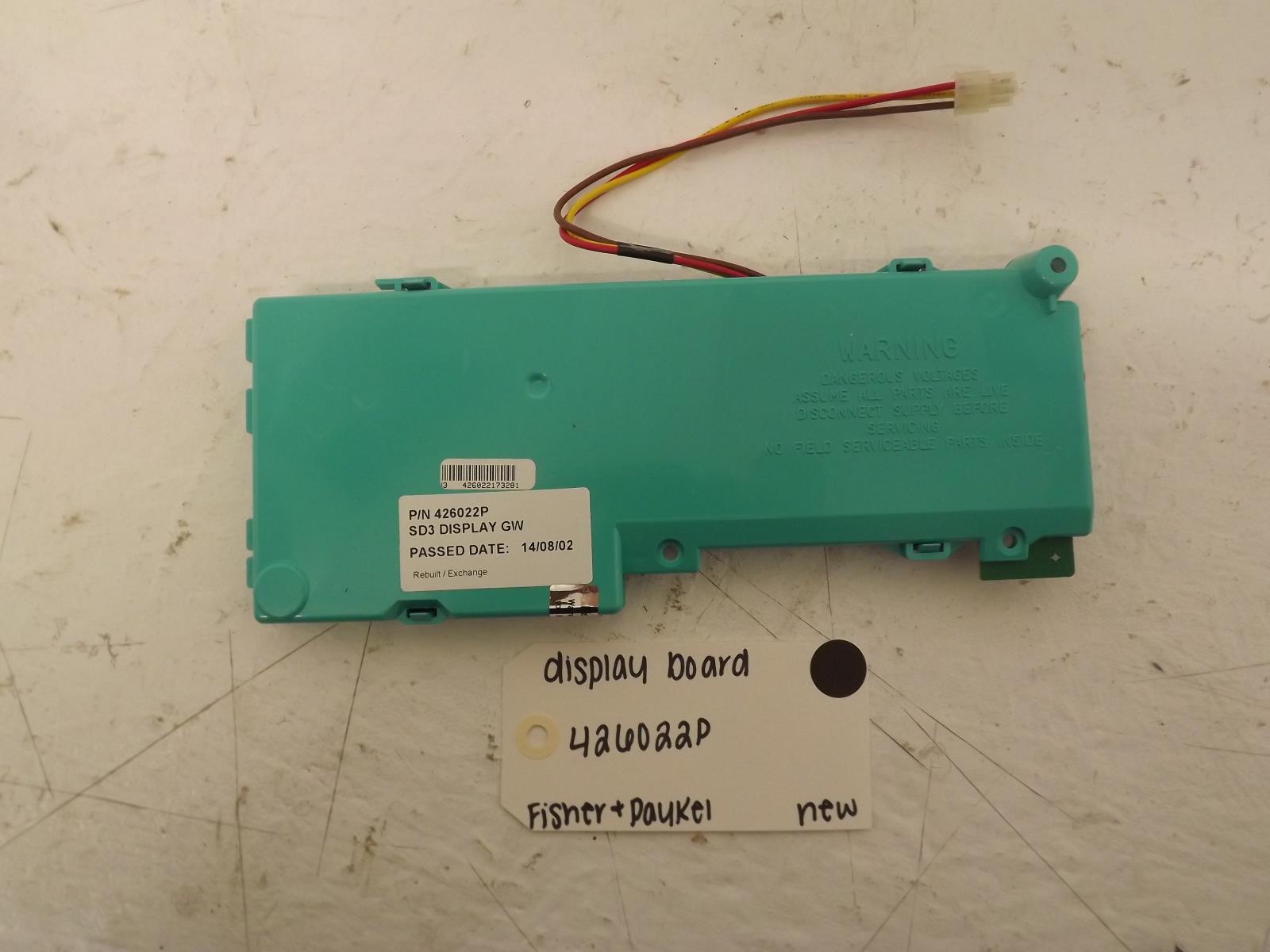 Fisher & Paykel Washer 426022P Display Board New Fisher & Paykel Washer 426022P Display Board New